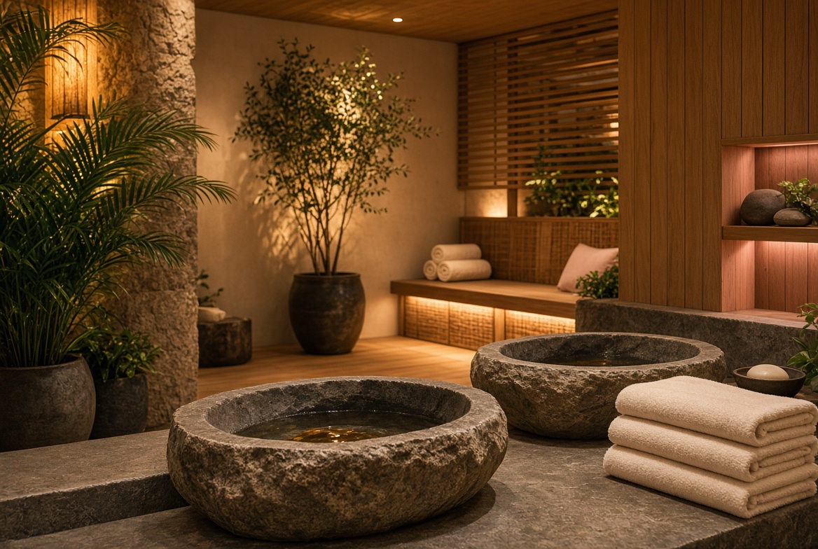 Spa wellness lounge